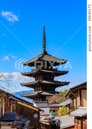 图库照片 八层宝塔 法观寺 五重塔