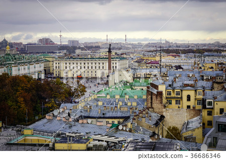 图库照片: cityscape of saint petersburg in russia