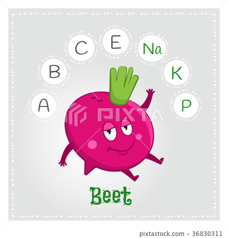 图库插图: beet vegetable vitamins and minerals