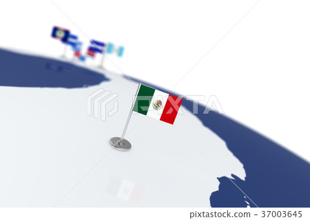 插图素材: mexico flag