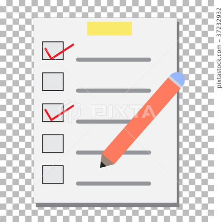 插图素材: check list transparent. checklist icon.