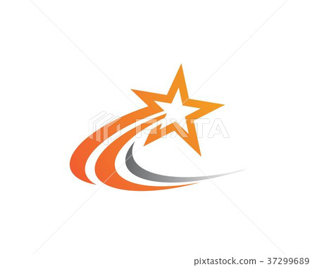 图库插图 star logo template