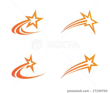 插图素材: star logo template