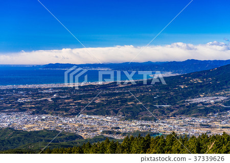 图库照片 静冈静冈县风景观赏沼津市和骏河湾