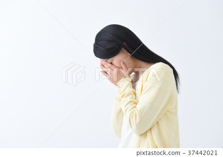图库照片: 悲伤 哭泣 哭