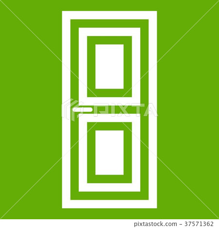 插图素材: door icon green