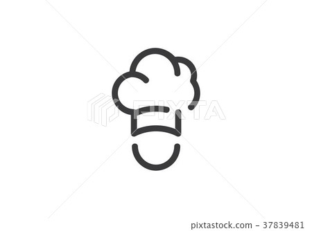 插图素材: hat chef logo