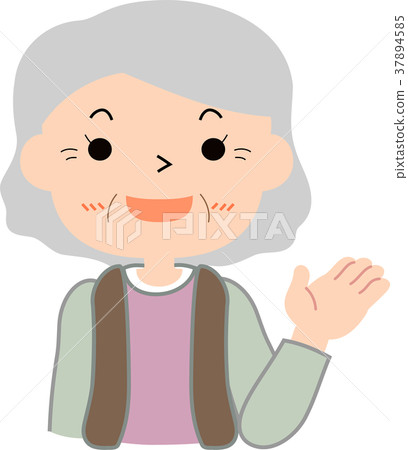 插图素材: 祖母 老女人 老人