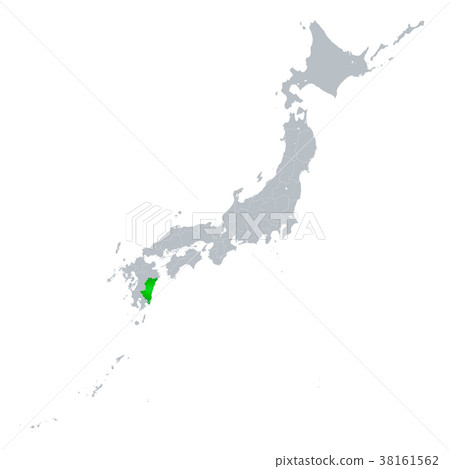 宫崎 地图 首页 插图 交通工具/交通 地图/标示 日本地图 宫崎县 宫崎