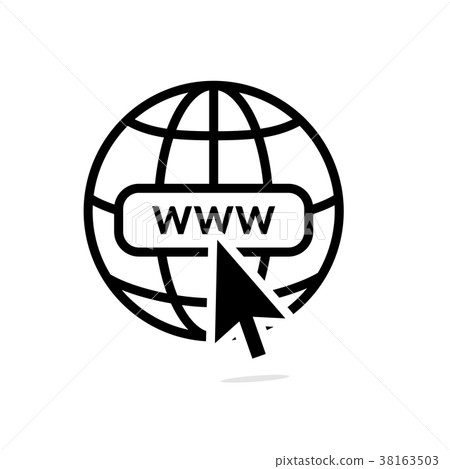 插图素材 www internet icon