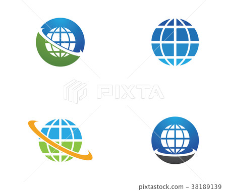 图库插图: wire world logo template