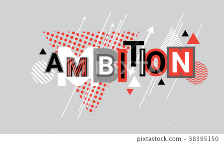 插图素材: ambition business goal targeting web banner