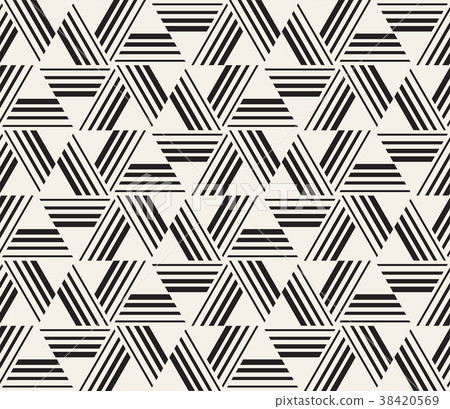 插图素材: vector seamless pattern. modern stylish abstract