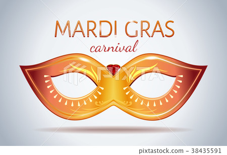 插图素材: mardi gras carnival mask