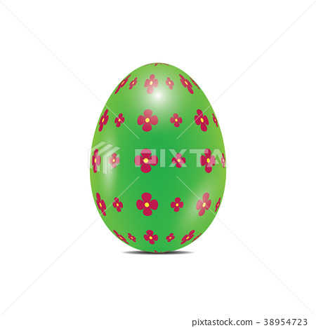 插图素材: easter egg realistic color vector illustration