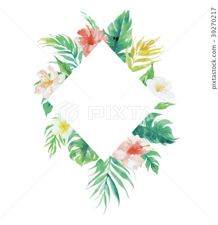 图库插图: isolated vector yellow, pink flower wedding card