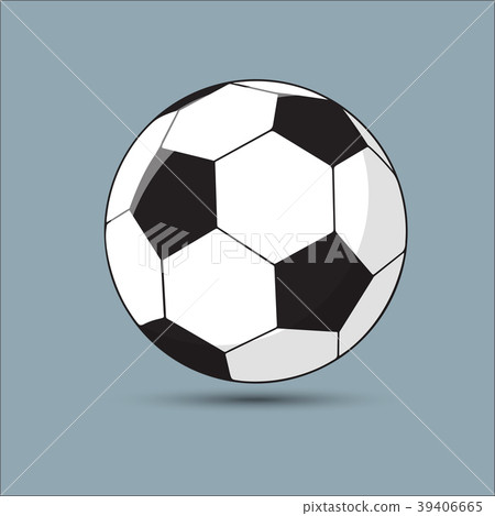 插图素材: vector illustration of a soccer, soccer-ball