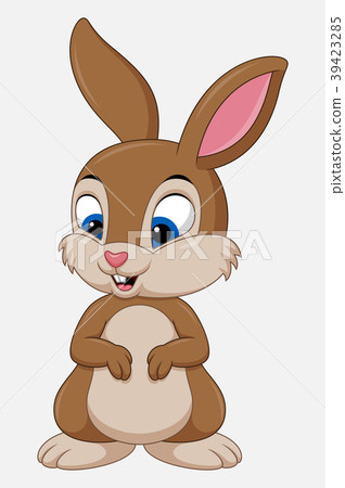 插图素材: cute rabbit cartoon isolated on white background 查看