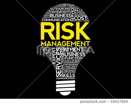 插图素材: risk management bulb