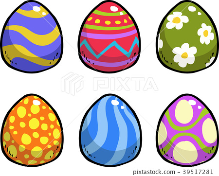 插图素材: easter eggs.eps