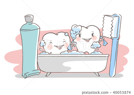 插图素材: cartoon tooth with brush 查看全部