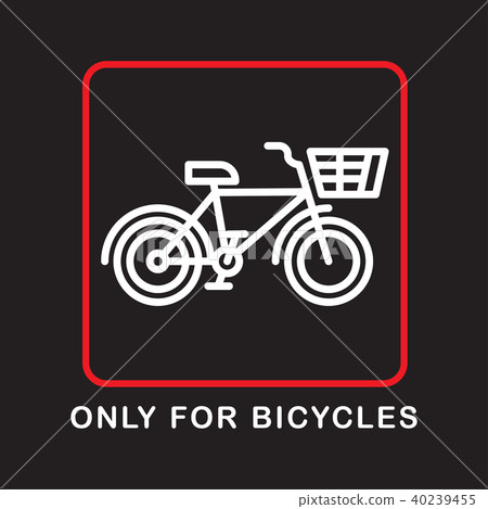 插图素材: street bicycle lane symbol. poster. vector. 查看全部