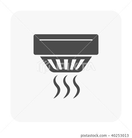 插图素材: smoke detector icon