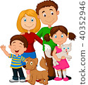 family cartoon 首页 插图 姿势_表情_动作 表情 可爱 happy family
