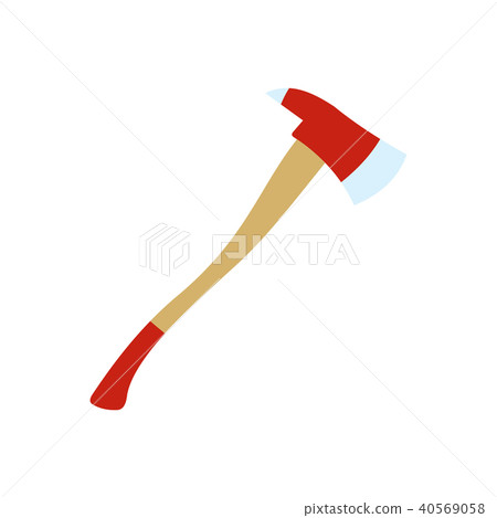 插图素材: axe for a firefighter icon