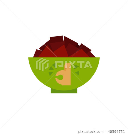 插图素材: vector flat potato nachos chips icon