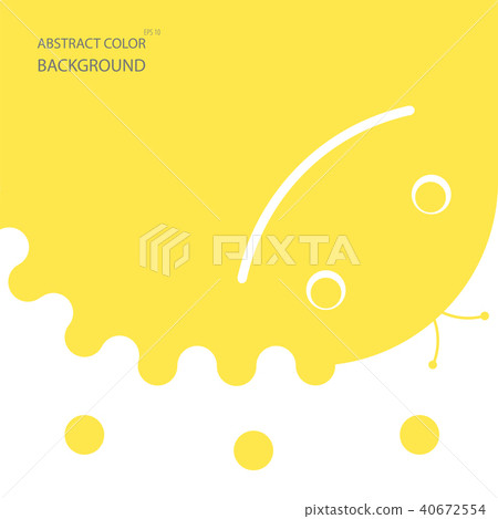 插图素材: abstract of yellow background in cute cartoon.