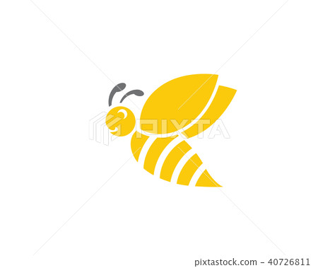 图库插图: bee logo template vector icon