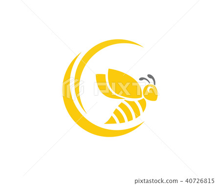 图库插图: bee logo template vector icon