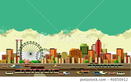 moderncity,modernapartment 插图素材: modern city landscape 查看全部