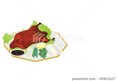 插图素材: 今天的米饭北京烤鸭