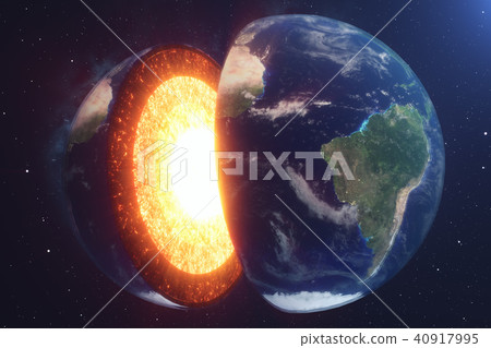 structure layers of the earth.