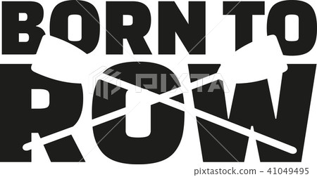插图素材: rowing_bornto_word.eps