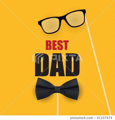 happy fathers day background. best dad vector illustration