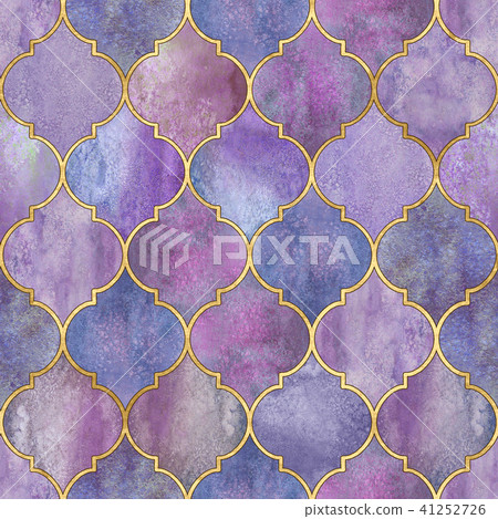 Vintage Decorative Moroccan Seamless Pattern Stock Illustration