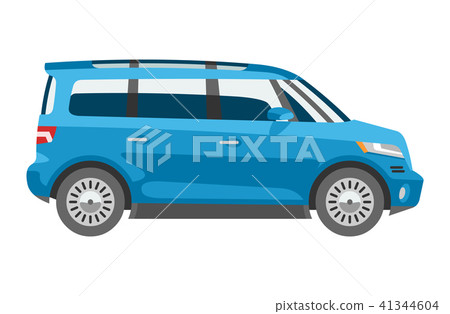 插图素材: minivan car vector van auto vehicle family minibus