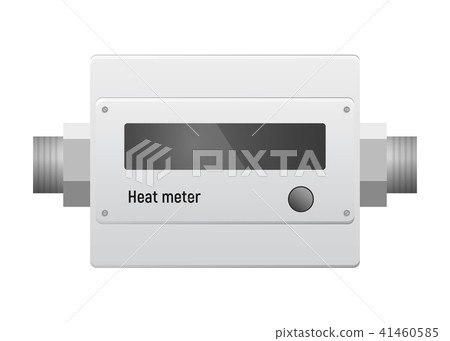 插图素材: water heat meter.