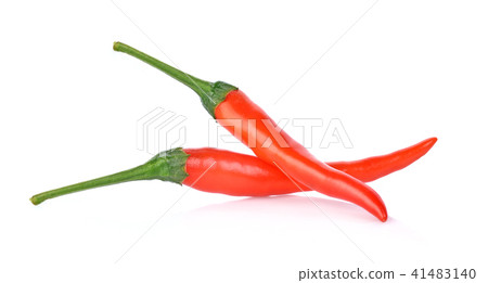 图库照片: chilli peppers, chili, chile on white background