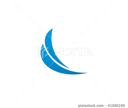 插图素材: falcon wing logo template