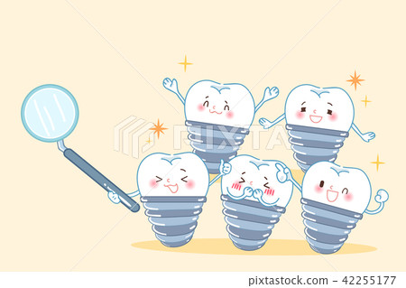 插图素材: cartoon implant tooth 查看全部