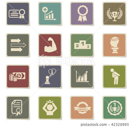 插图素材: success icon set