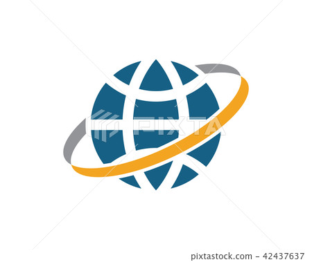 插图素材: wire world icon template vector