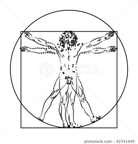 Vitruvian Man Or Homo Vitruviano Stock Illustration 42541840 PIXTA