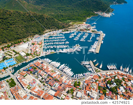 图库照片: marmaris aerial view in turkey