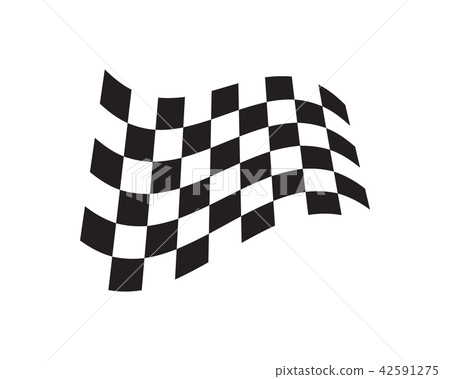 插图素材: race flag icon template illustration design 查看全部
