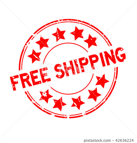 seal stamp,elephantseal 插图素材: grunge red free shipping round rubber seal stamp 查看